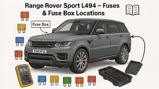 Range Rover Sport L494 Fusebox locations and Fuse Functions etc