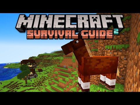Horses, Donkeys, Mules & Leads! ▫ Minecraft Survival Guide (1.18 Tutorial Let's Play) [S2 Ep.20]