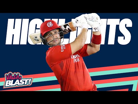Livingstone Smashes SIXES! | Lancashire v Kent - Highlights | Vitality Blast 2025