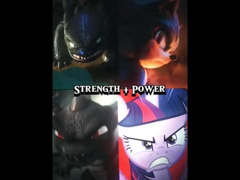 Toothless (Httyd) vs Shadow (sonic 3) vs dark spyro (academia skylanders) vs twilight sparke (Mlp)🎵❤