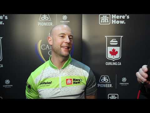 2019 Home Hardware Canada Cup - Media Scrum - Draw 11