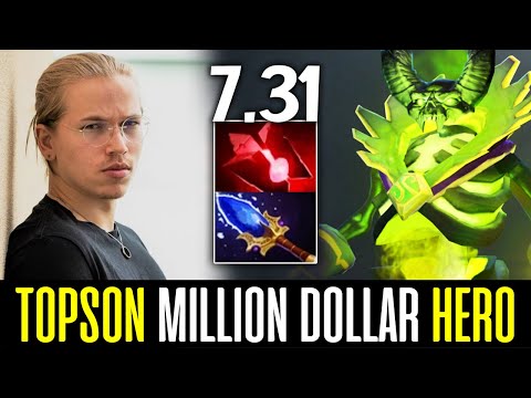 Topson First Game PUGNA in 7.31 patch - SIGNATURE HERO DOTA 2