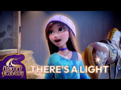 There's a Light Sing Along! 🎶🦄 Unicorn Academy Karaoke | Cartoons for Kids