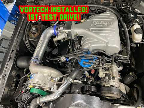 Foxbody Mustang - Vortech Supercharger Part 2 - Install and test drive!
