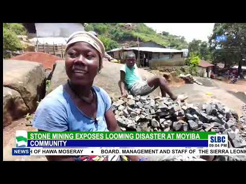 Stone Mining on the brink of a major disaster at Moyiba