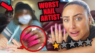 GOING TO THE WORST REVIEWED NAIL SALON IN MY CITY!! 😡 (1 STAR)