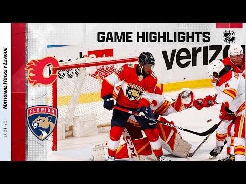 Flames @ Panthers 1/4/22 | NHL Highlights