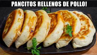 Asi Se Prepara Unos Buenos Panes Rellenos De Pollo! Receta Facil Y Rico | Abelca