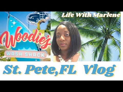 Scenic Drive St Pete Fl |Woodie’s Wash Shack| #vlog #carwash #asmrsounds #lifewithmarlene