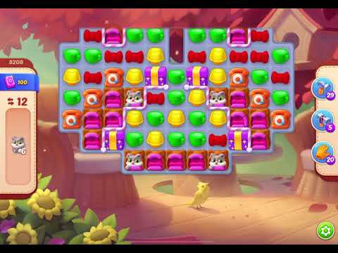 HomeScapes Level 8208 no boosters (22 moves)