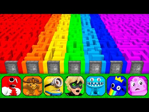 CHOOSE THE RIGHT MAZE IN MINECRAFT