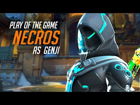 NECROS is POPPING OFF ON GENJI! POTG! OVERWATCH 2 TOP 500 SEASON 4