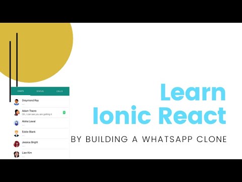 Build a WhatsApp Clone with Ionic React