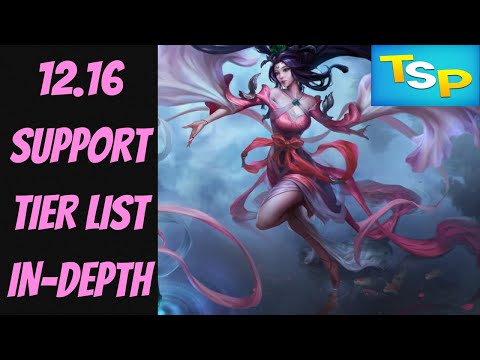 12.16 Support Tier List In-Depth -- Season 12 -- League of Legends