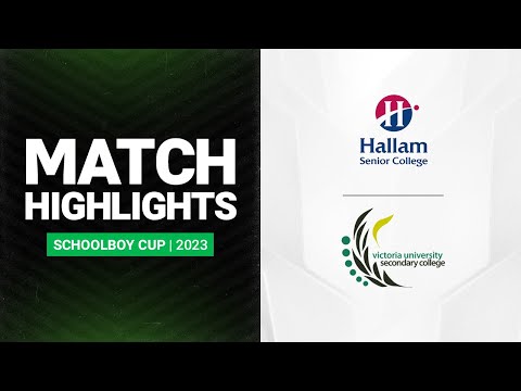 Schoolboy Cup 2023 | Hallam Senior College v VUSC | Match Highlights | Round 2