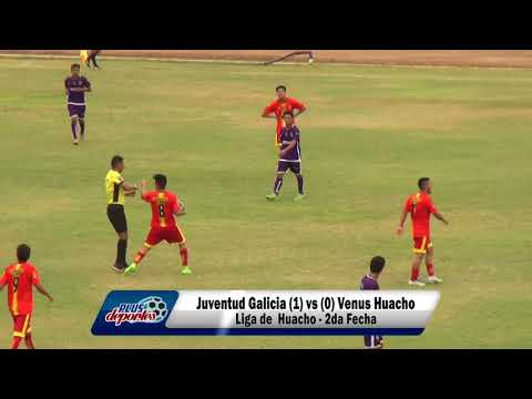JUVENTUD GALICIA (1) vs (0) VENUS HUACHO - FÚTBOL HUACHANO - 2DA FECHA/2018.