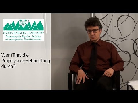 Wer führt die Prophylaxe-Behandlung (professionelle Zahnreinigung) durch?