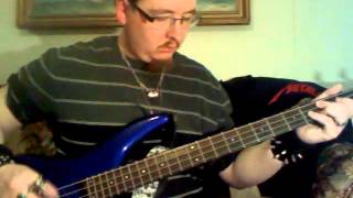 me showing you HOW TO PLAY 'MINUTE OF DECAY' by MARILYN MANSON on BASS GUITAR