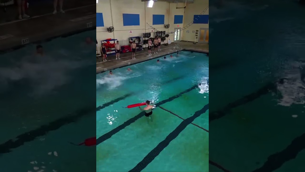 Class 1264 getting some pool training done!💪 #Borderpatrol #BPAcademy #Honorfirst #training