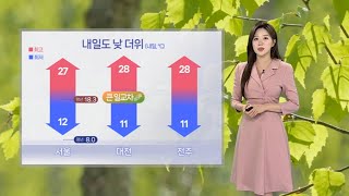 [날씨] 내일도 한낮 때 이른 여름 더위…전국 강한 자외선 / 연합뉴스TV (YonhapnewsTV)