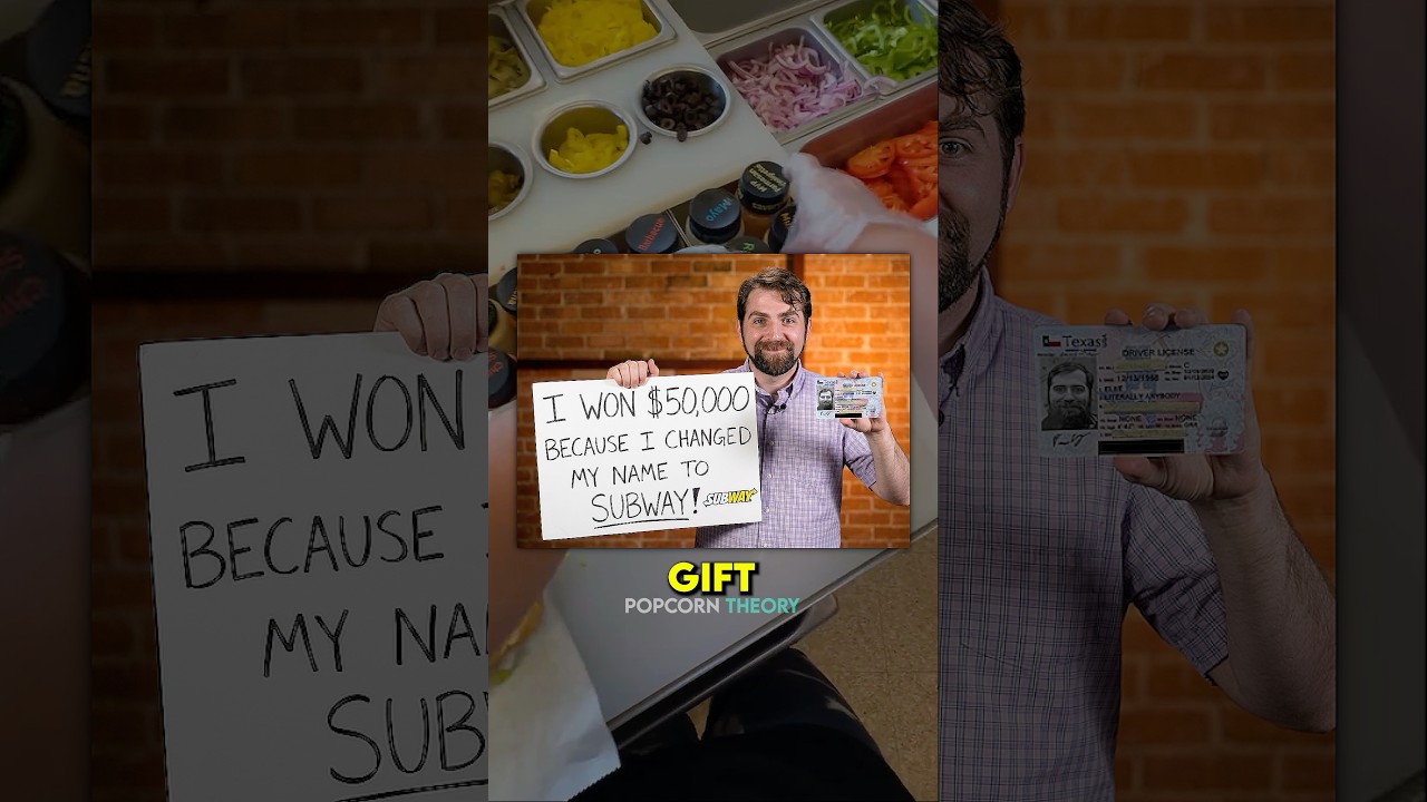 이름을 'SUBWAY'로 바꾸고 무제한 서브웨이를 받으세요 🥪