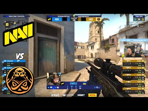 NAVI vs ENCE IEM Katowice 2022 - HIGHLIGHTS | GAULES