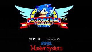 Sega Master System - Sonic The Hedgehog