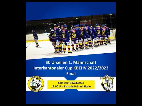 SC Ursellen vs EHC Burgdorf II Final KBEHV Cup 2022/23 11.03.2023