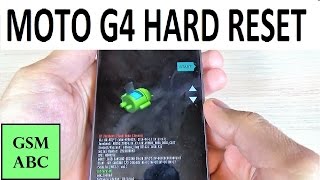 HARD RESET Motorola Moto G4, Plus, Play