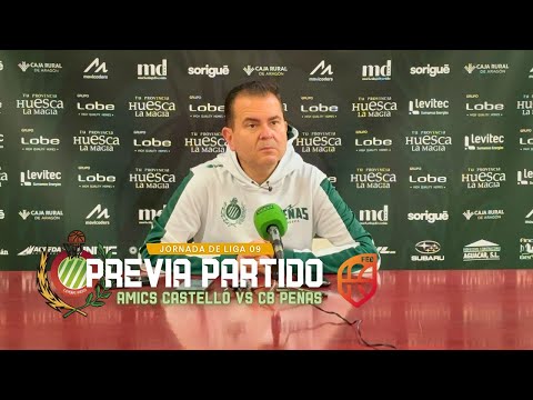Previa Jornada 9 🏀 | ‘Nuestra fuerza está en los cimientos’ | Peñas Huesca vs Amics Castelló