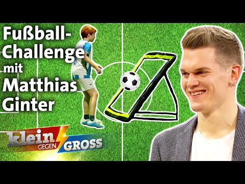 Who can make more football rebounds in 90 seconds? Ginter vs. up-and-coming talent | Little versu...