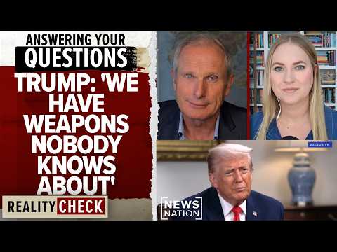 Ross Coulthart Q&A: President Trump on 'weapons nobody knows about' | Reality Check