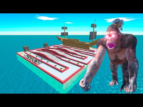 Escape From Alien Jet Goro - Last Survivor - Animal Revolt Battle Simulator