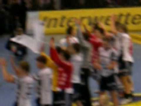 SG Flensburg Handewitt jubelt nach dem Sieg über Reale Ademar Leon