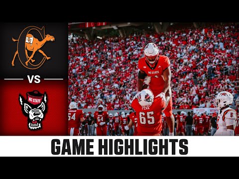 Campbell vs NC State Game Highlights | 2025 ACC Football