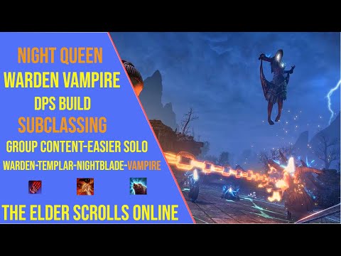 Powerful Warden Vampire DPS Build for ESO Update 48 - Subclassing Build