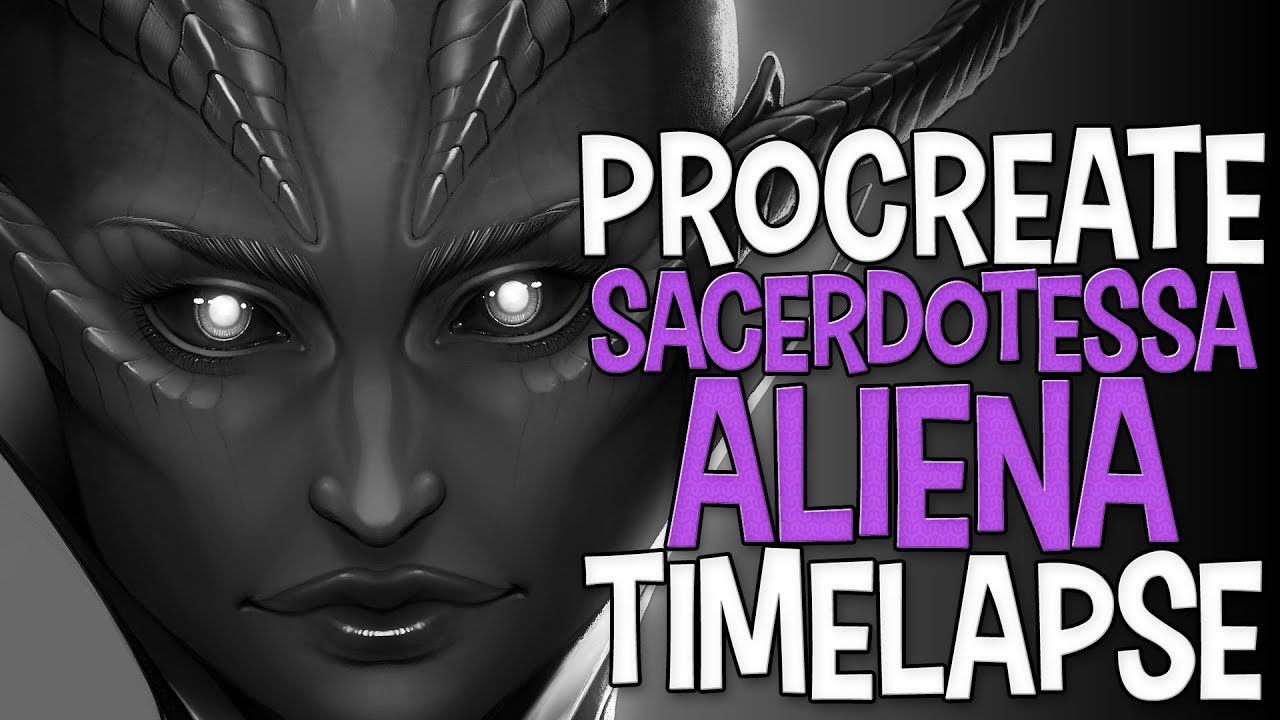 Procreate - Sacerdotessa Aliena (Alien Priestess)