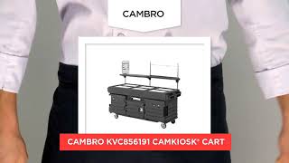 Cambro KVC856191 CamKiosk® Cart