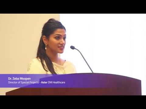 Dr. Zeba Moopen's Welcome Address at the Aster Volunteers launch.