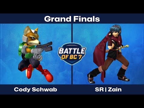 Cody Schwab (Fox) vs SR | Zain (Marth) - Grand Finals - Melee Singles | BoBC7