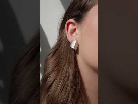 Комплект Parina из серебра 925 с покрытием белым родием