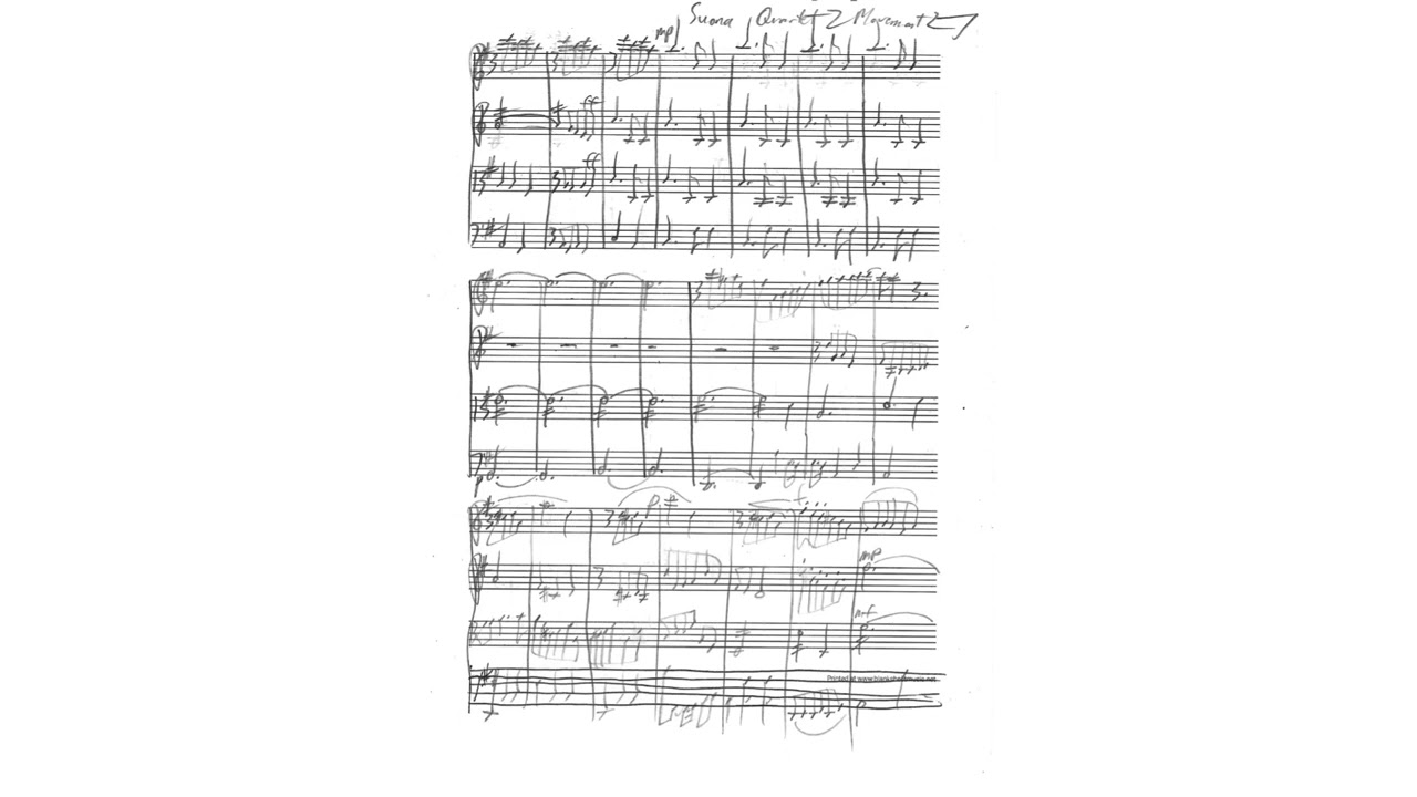 Suona Quartet 2 Movement 2 pdf