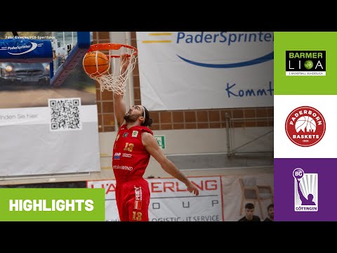 ProA: Paderborn Baskets vs. BG Göttingen | Highlights