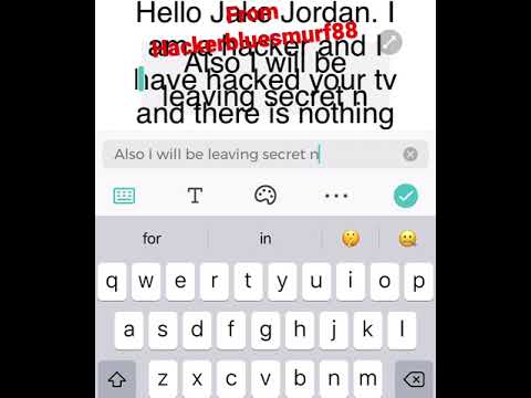 Hacker blue smurf hacking Jakes tv