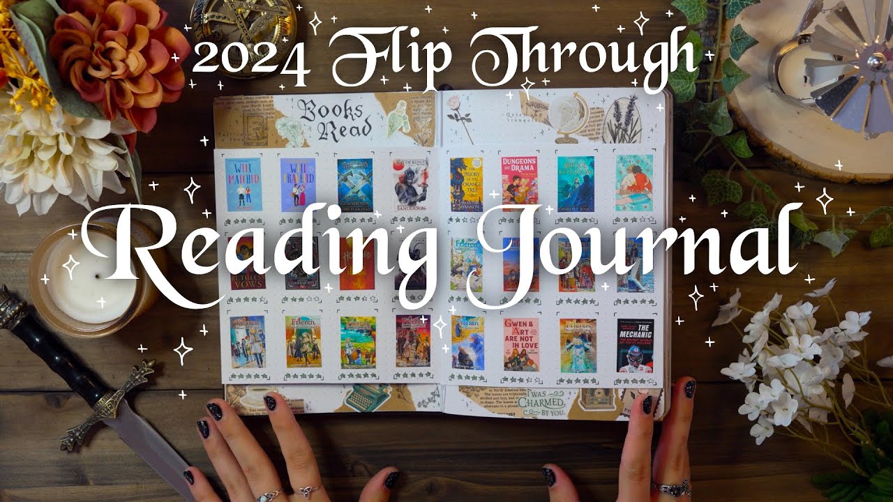 2024 reading journal flip through ✨🐝🗝️