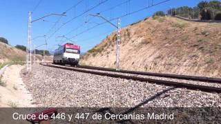 preview picture of video 'Trenes RENFE en el Pardo (15 Agosto 2010)'