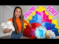 SLEEPOVER WITH MY CRAZY LLAMAS HUGE PILLOW FORT