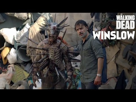 The Walking Dead - S7 Winslow - the Spiked Walker - Jadis Tests Rick!