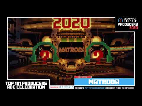MATRODA - LIVE @ 1001Tracklists Top 101 Producers 2020 Minecraft Festival | Mainstage