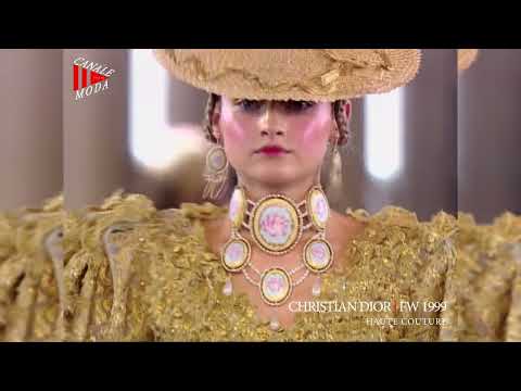 CHRISTAN DIOR Haute Couture Fall Winter 1999 Paris 4K - Canale Moda